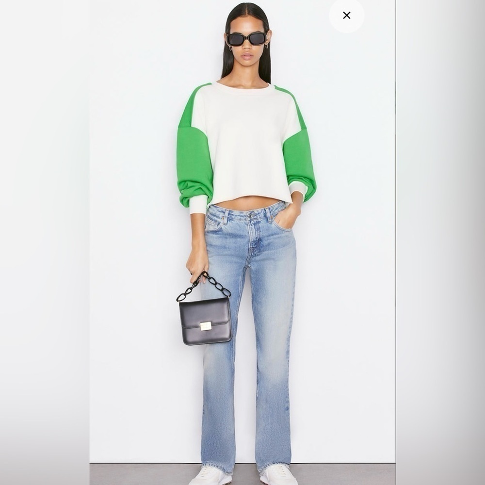 NWT frame the low boot in indigo summit